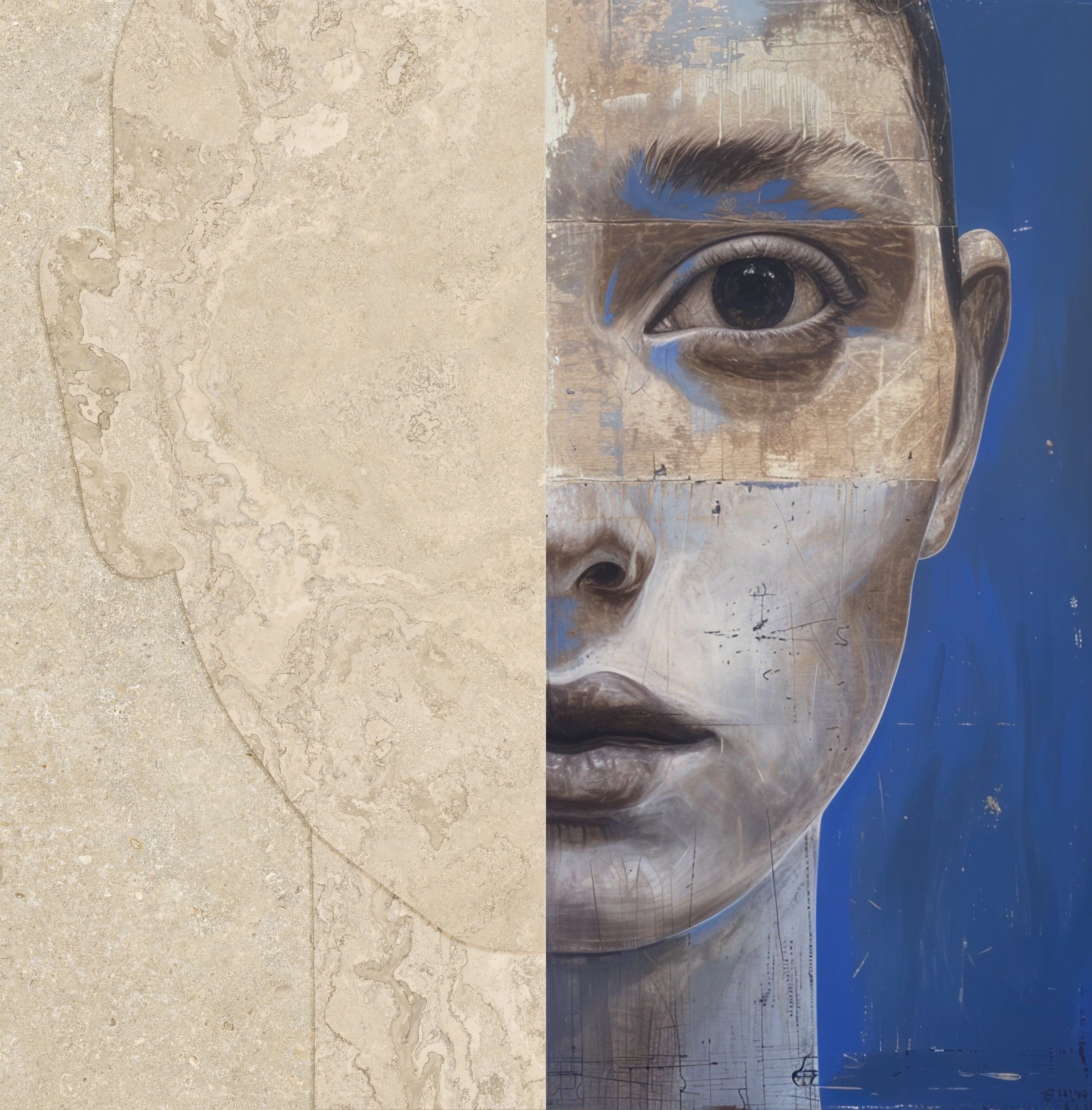 Пол / облицовка керамогранита с эффектом камня Provenza Unique Bourgogne ARCH-00058809 - Вид №4