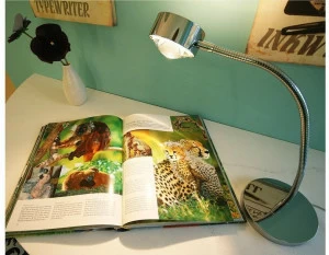 Top Light Настольная лампа из металла с гибким кронштейном Puk flexlight