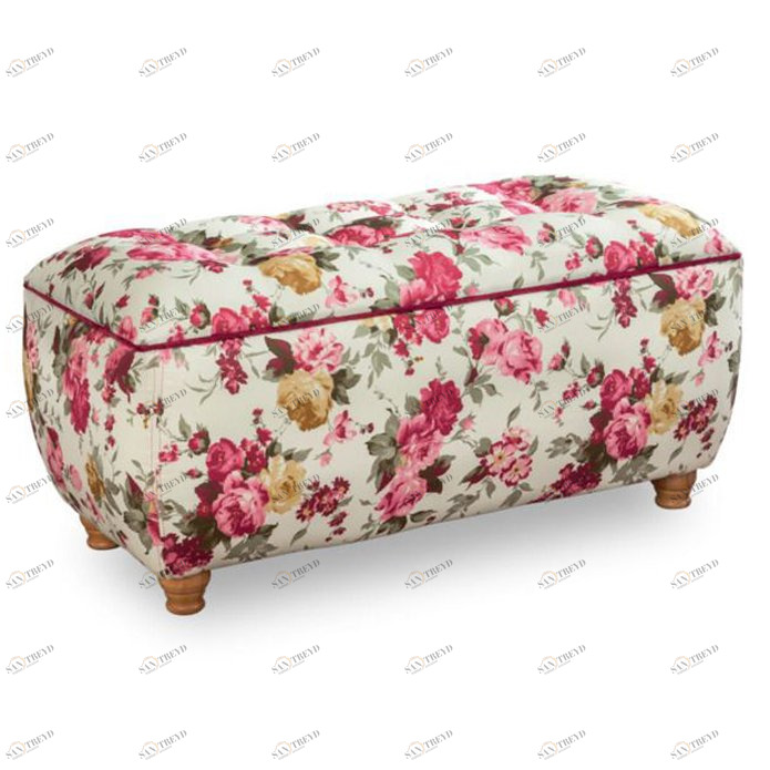 Банкетка с ящиком розовая Summer CILEK FLORA 00-3832101 Розовый Santreyd