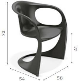 Casala Консольный стул с подлокотниками Casalino 2008-10 - Вид №2