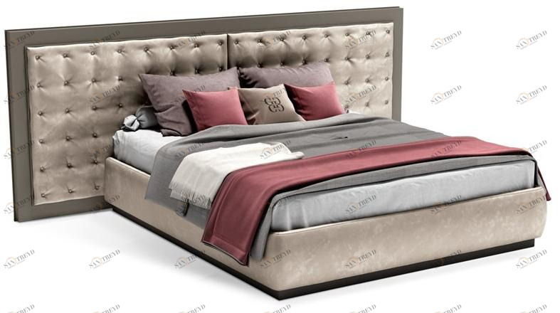 Grilli Двуспальная кровать с тафтинговым изголовьем Zarafa 700106