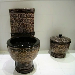 801GU007 Компакт унитаз с бачком Черный Ci Elegant Китай