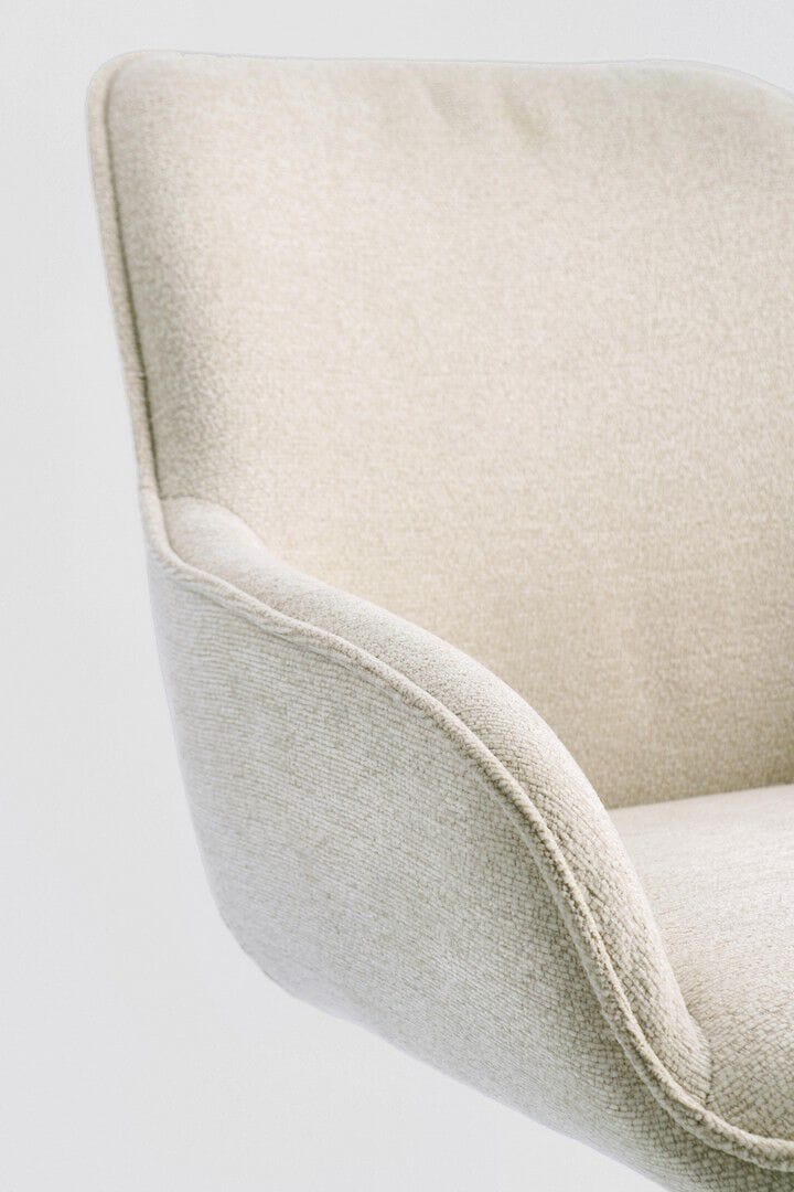 Тканевый поворотный стул с подлокотниками BIZZOTTO MATILDA ARCH-00004063 - Вид №2