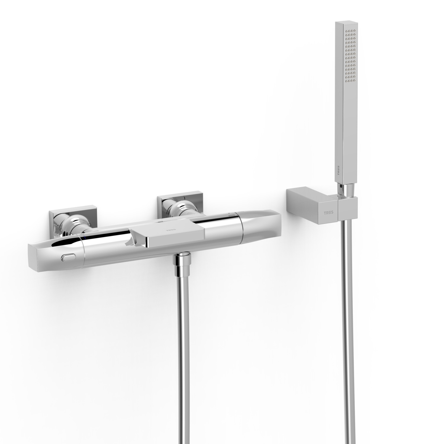 Настенный термостатический смеситель для ванны и душа-19017489 TRES Thermostatic