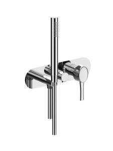 Встраиваемый смеситель для душа с 3 отверстиями и переключателем