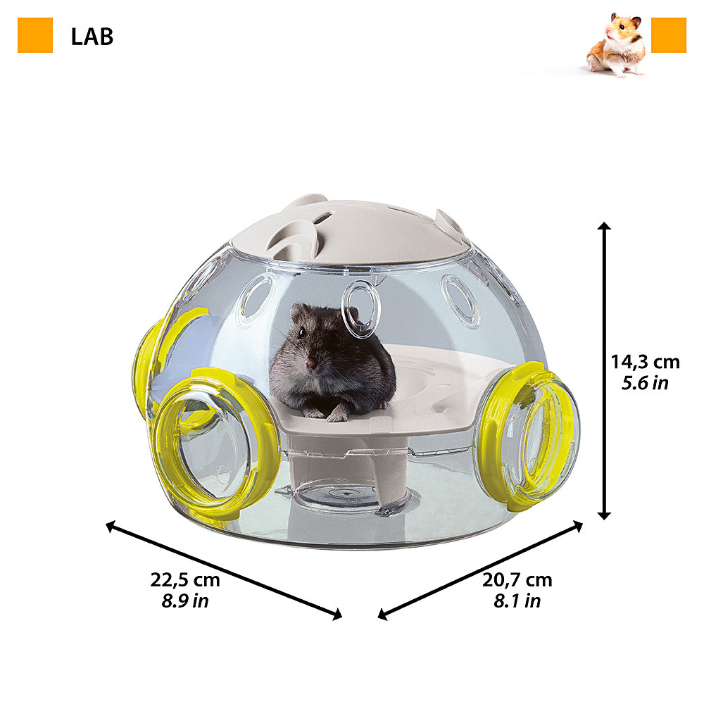 Т0039844 Домик для грызунов Комната обозрения для хомяков 22,5x20,7x14,3см FERPLAST  - Вид №1