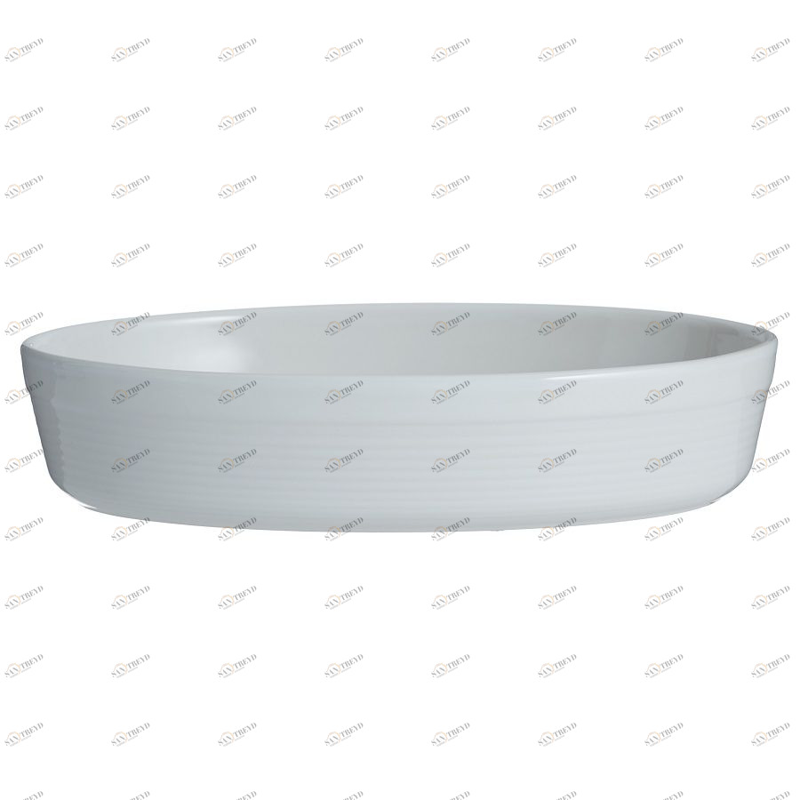 Блюдо для запекания William Mason овальное 28 см белое Mason Cash 2002095