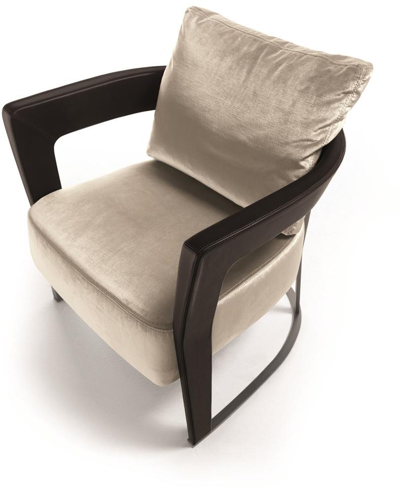 Longhi Кресло из ткани с подлокотниками Loveluxe 2016 – vanity collection X 685 - Вид №4