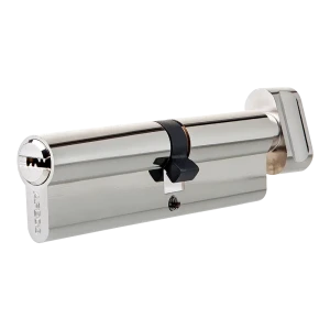 Цилиндр Apecs SM-95(40C/55)-C-NI, 40x55 мм, ключ/вертушка, цвет никель