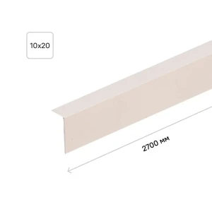 Угол арочный ПВХ 10x20x2700 мм розовый 18324311 STLM-2079073