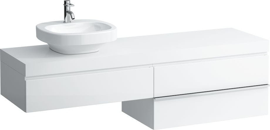 H4051620754631 Столешница 1800мм с вырезом слева, включает 3 консоли LAUFEN PRO - Вид №2
