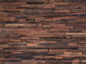 Wonderwall Studios Трехмерная обшивка интерьеров деревом Railroad sleepers