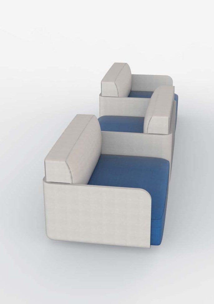 Секционный диван с огнестойкой обивкой Viscio Urban Design Air ARCH-00034517 - Вид №1