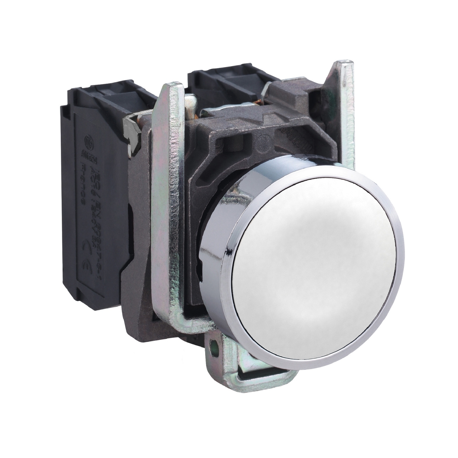 XB4BACUST01 КНОПКА БЕЛАЯ, 1 Н/О, ПРУЖ ВОЗВРАТ, CUST Schneider Electric Harmony XB4 