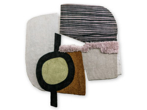 Ковер ручной работы с геометрическим рисунком