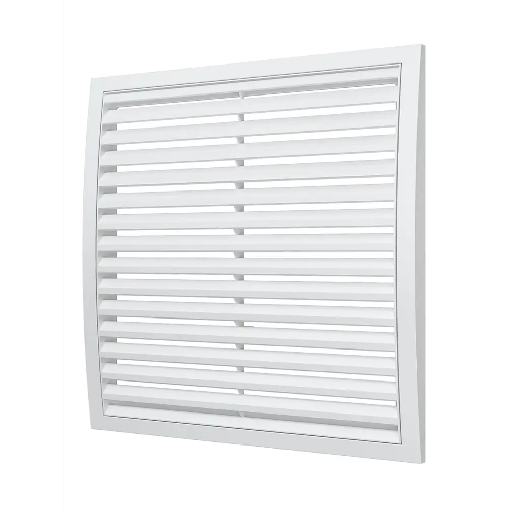 Вентиляционная решетка разъемная Fonet 350x350 мм пластик цвет белый STLM-2064121