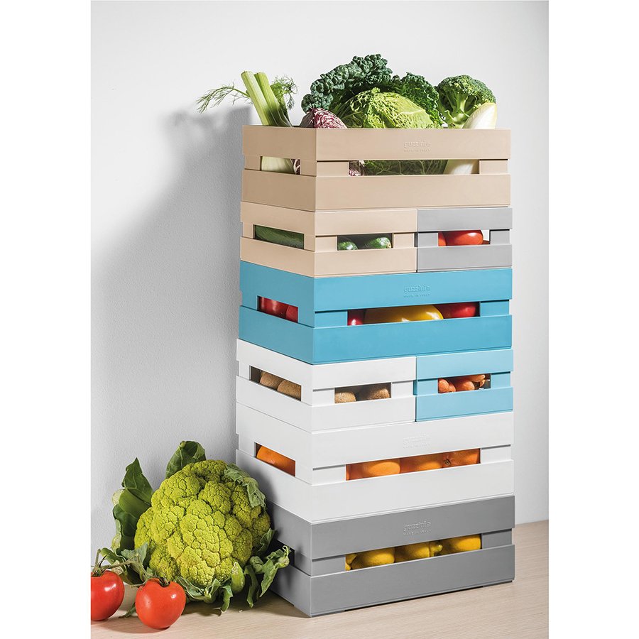 Ящик для хранения пластиковый 30 см белый Tidy&Store GUZZINI  00-3871104 Белый  - Вид №4