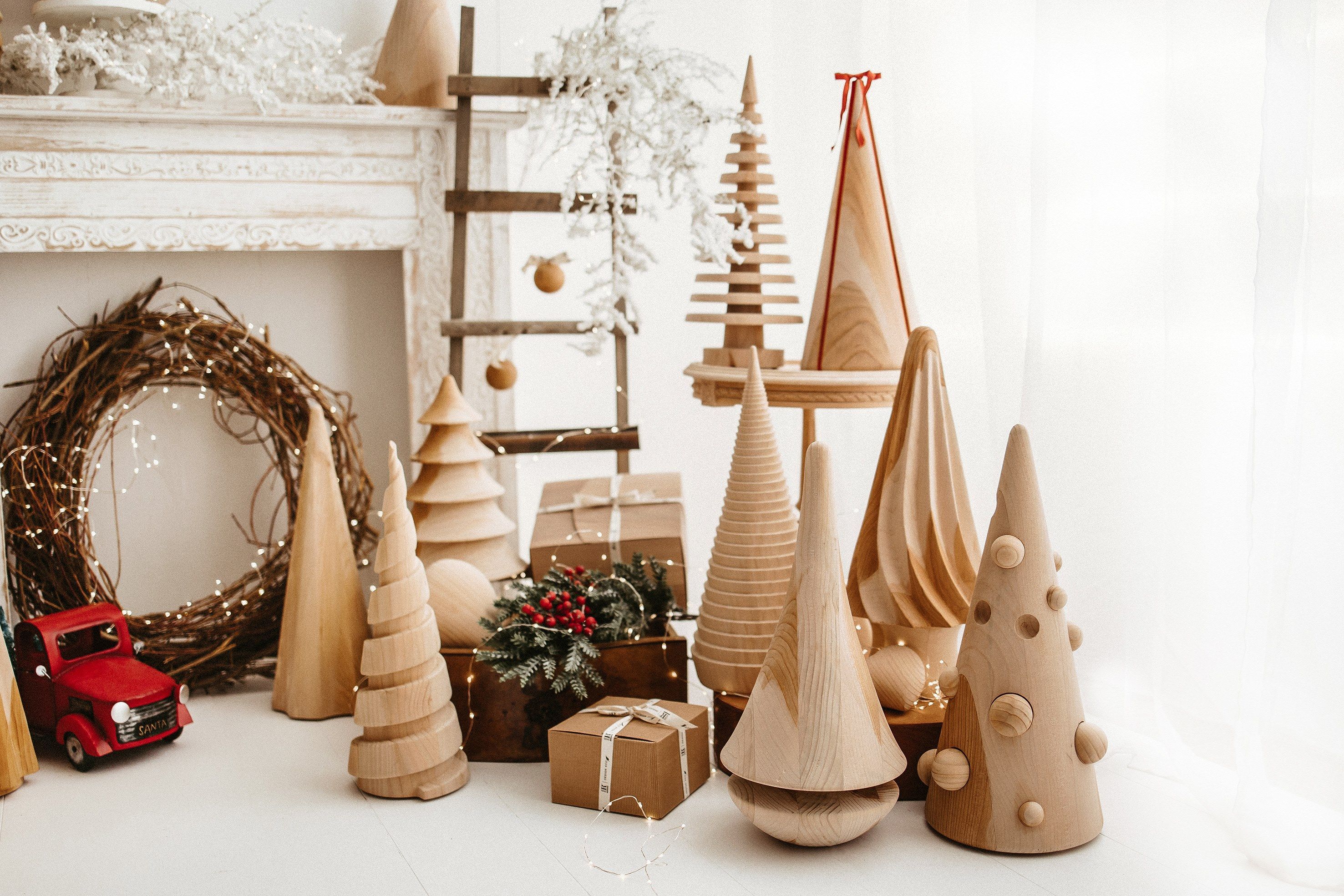 Рождественские украшения из кедра In Stock Riva1920 ARCH-00049461 - Вид №1