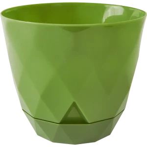 Горшок для цветов Homver Laurel ø14.5 h12.5 см v1.3 л пластик зеленый