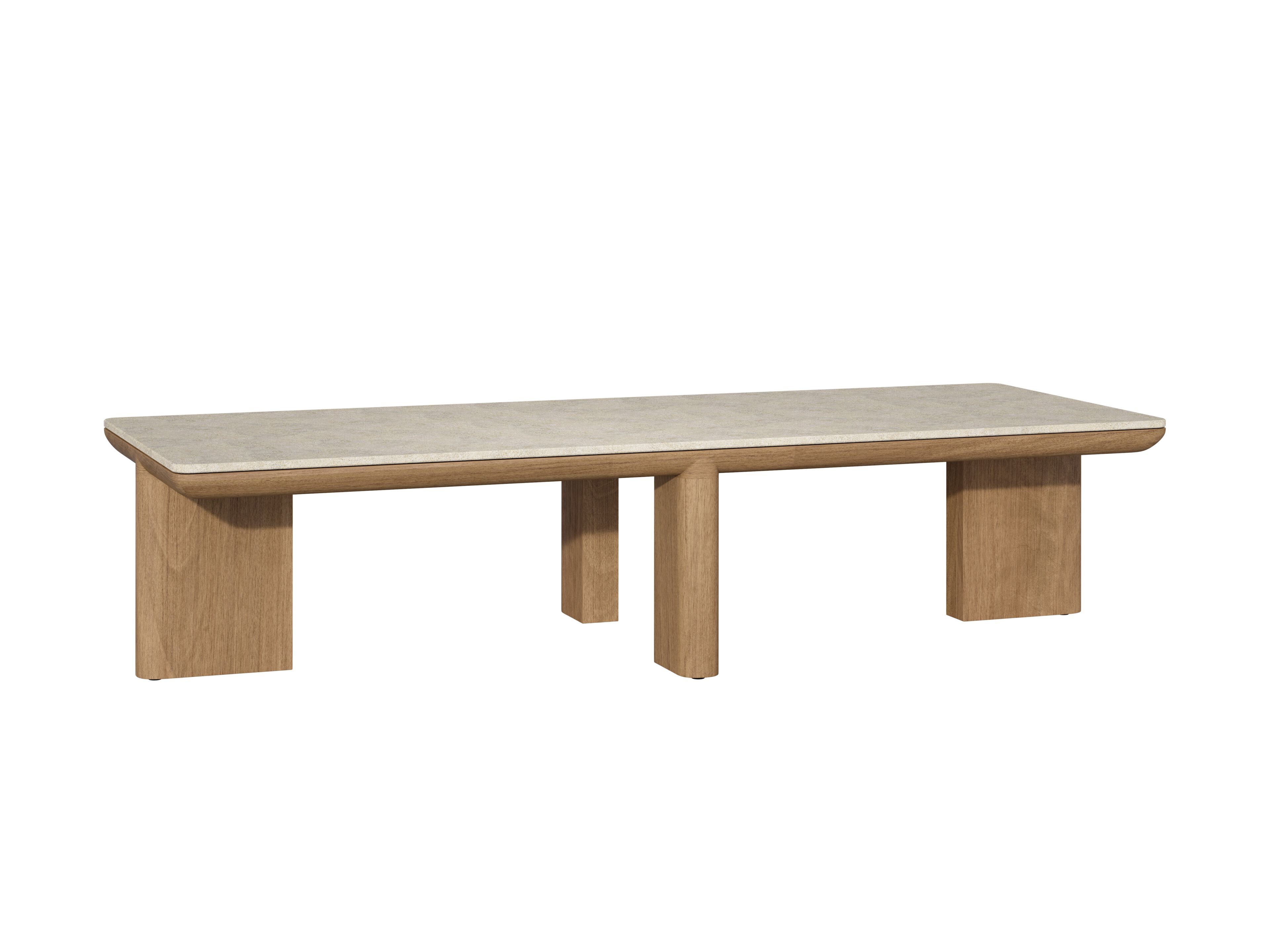 Прямоугольный стол из тикового дерева TRIBÙ Amanu ARCH-00074883