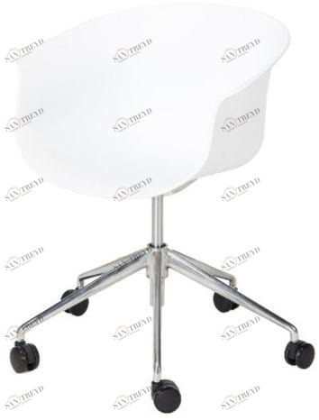Grado Design Поворотное офисное кресло из полипропилена с 5 спицами и колесами Queen Que-ch-02