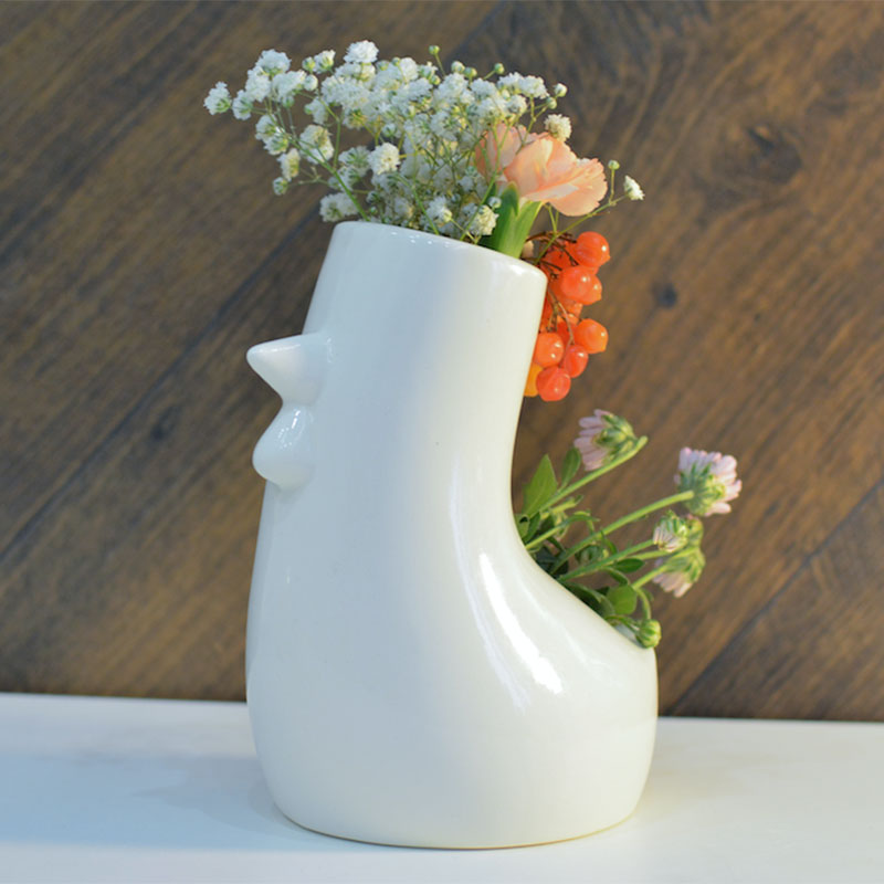 ЕСB-5-02 Горшок для растений петушок Экочеловеки 