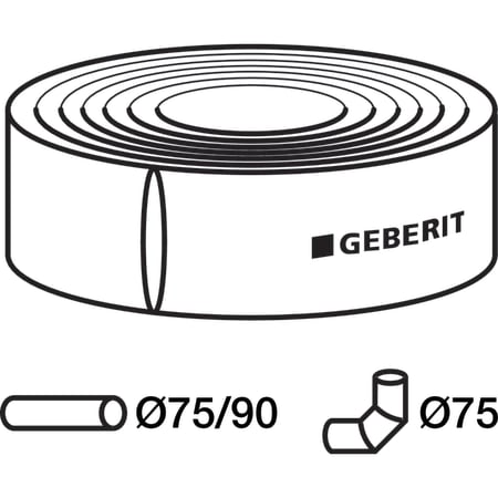 306.921.00.1 Звукоизолирующий рукав Geberit из ПЭ Geberit  - Вид №4