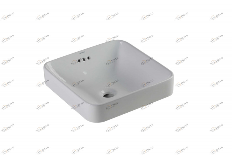 C22327W-ENG Накладная раковина на столешницу  овальная Bravat 