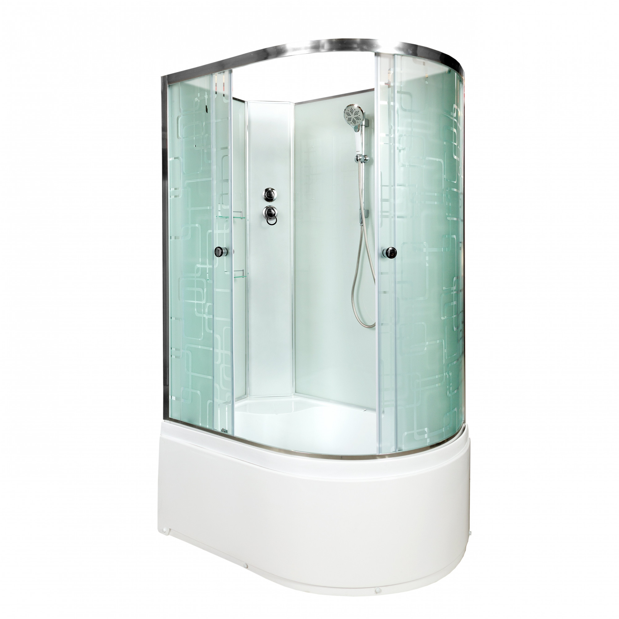 D272S R Душевая кабина DETO Серия D ЕМ4512 L N (без крыши)