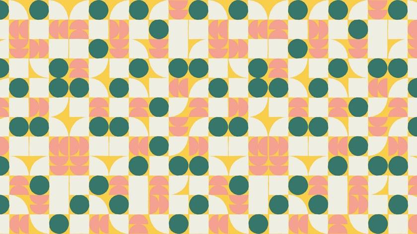 Baboon Моющиеся геометрические виниловые обои Pattern sun-id-1366007 - Вид №3