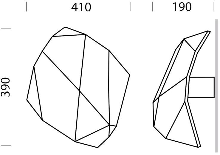 GESSO Настенный светильник из гипса  495  - Вид №4