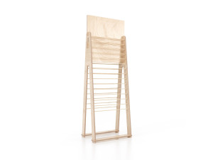 Деревянная напольная стойка дисплея