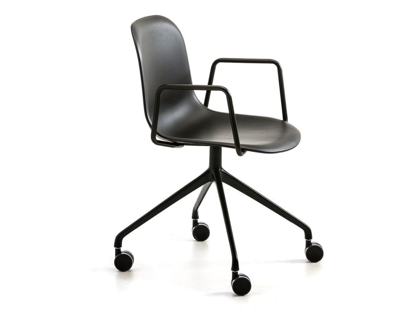 Офисное кресло с колесами с подлокотниками arrmet Máni Plastic ARCH-00003993