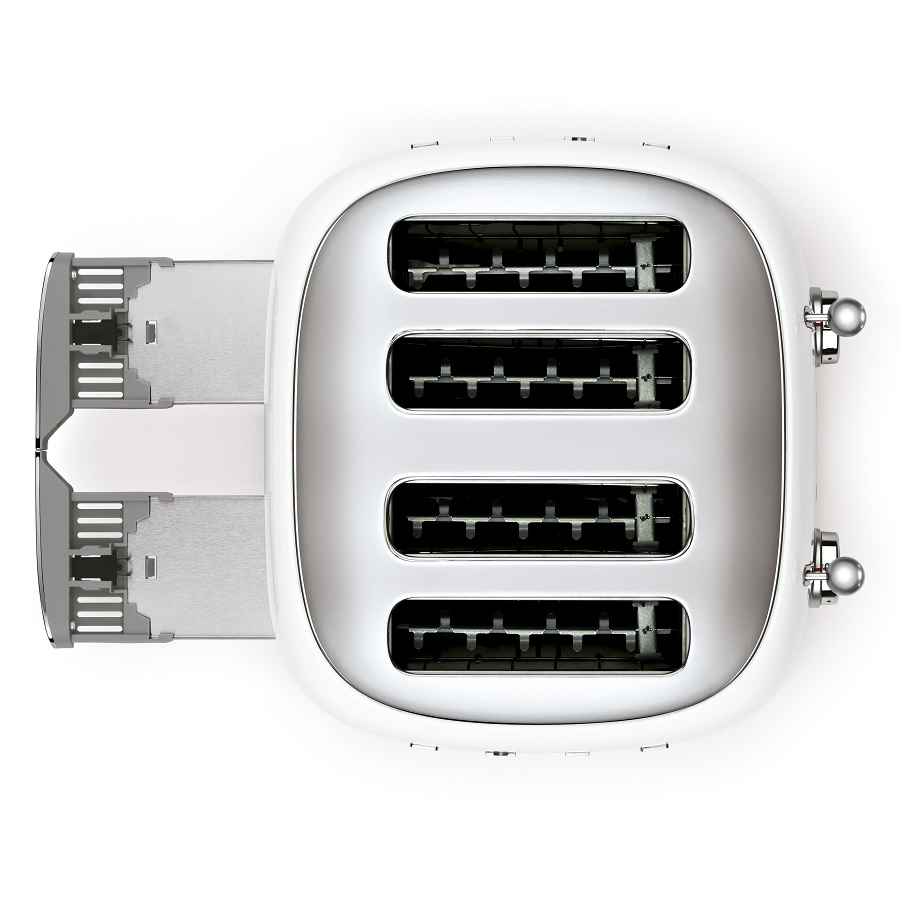 Тостер на 4 ломтика TSF03, белый Smeg TSF03WHEU - Вид №5