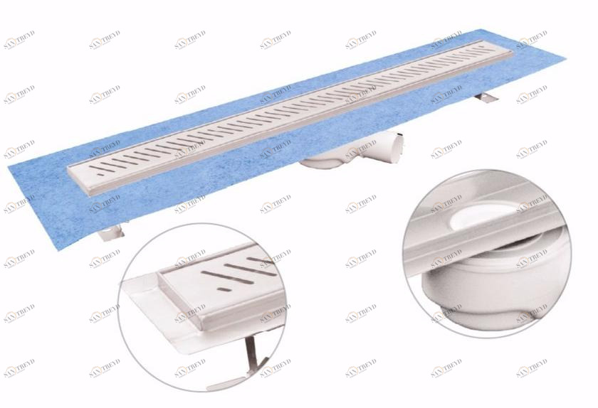 Dakota Желоб и решетка из нержавеющей стали для душа Dakua+ - filo pavimento sun-id-1451094
