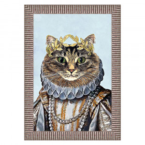 MrsCat_18 Картина «Мисс Кошка» в раме Object Desire