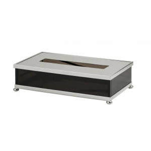 FS11P-661 FS11P-661 Коробка для салфеток прямоугольная ДОЗАТОРЫ ТКАНЕЙ Cristal & Bronze TISSUE DISPENSERS