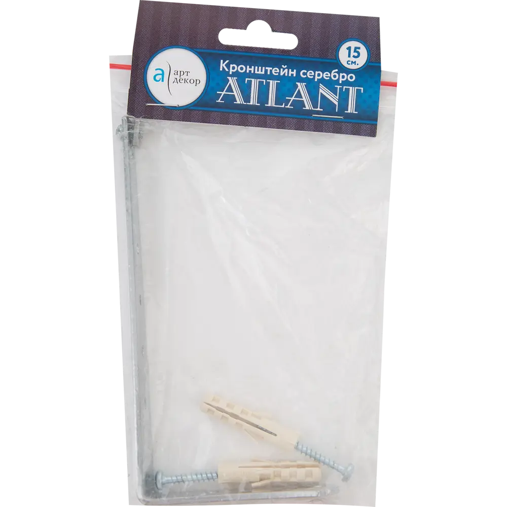 Кронштейн Santreyd Atlant для потолочных карнизов 15 см серебро 16193396 STLM-0006643 - Вид №1