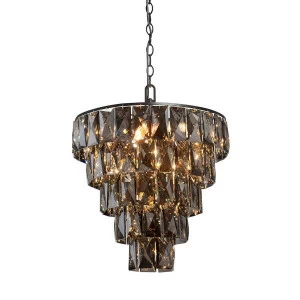 Люстра подвесная черная Vitaluce V5276-1/20+1 VITALUCE ДИЗАЙНЕРСКИЕ 00-3887921 Прозрачный;черный