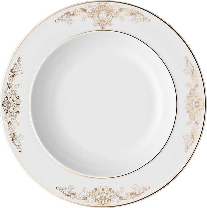 10562575 Rosenthal Versace Тарелка суповая Rosenthal Versace Медуза Гала 22см, фарфор Фарфор 