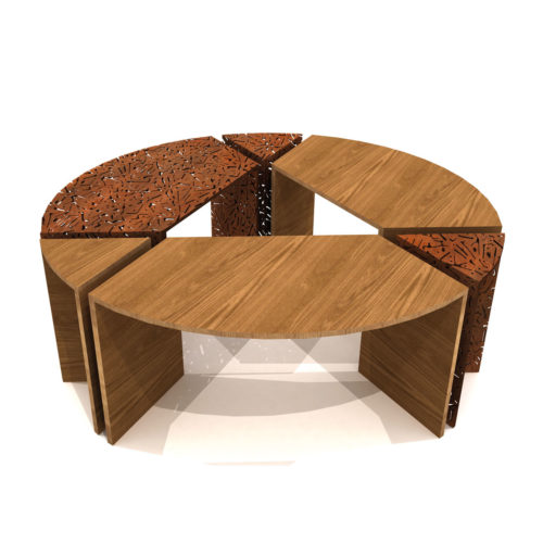 Alcorque Circular Details Lab23 Решетки для деревьев 