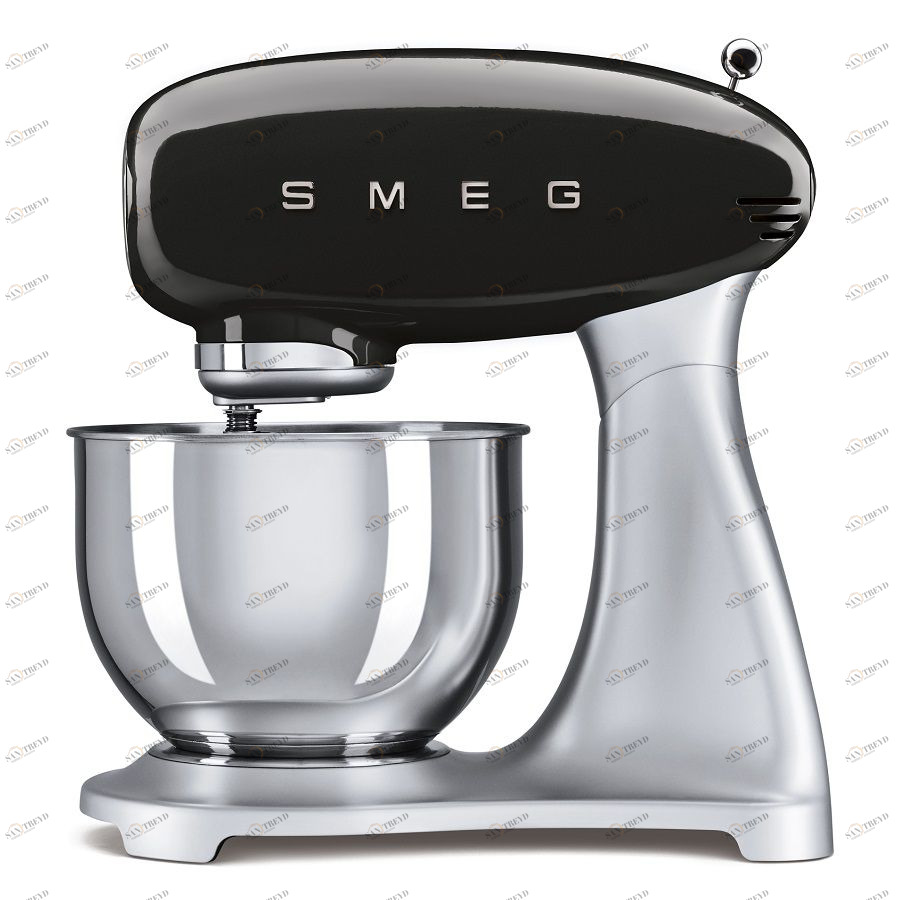 Миксер планетарный Smeg, черный SMF01BLEU