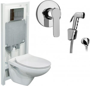 S555661arona Подвесной унитаз настенный Белый Sanitana  Португалия