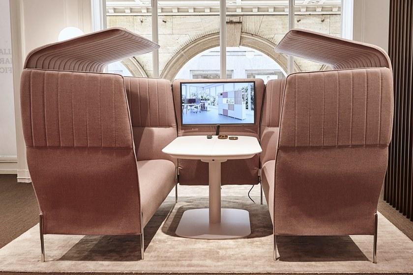 ESTEL GROUP Мягкий кожаный диван с высокой спинкой Dolly sun-id-1360779 - Вид №7