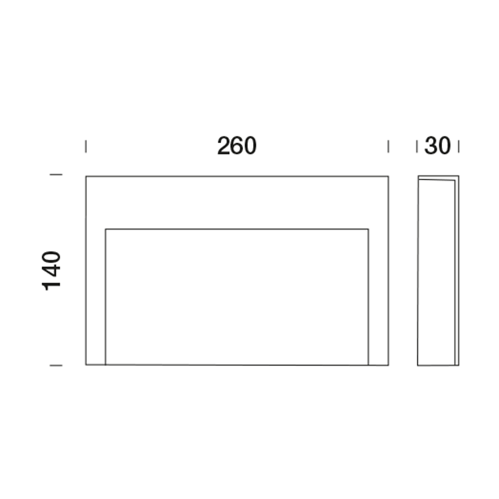 3480219 Светильник встраиваемая в стену / Наружнее освещение Platek TEAM  TEAM medium - LED 3000K Asymmetrical - Вид №6