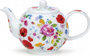 10637742 Dunoon Чайник Dunoon "Дикий сад" 750мл (маленький) Фарфор костяной