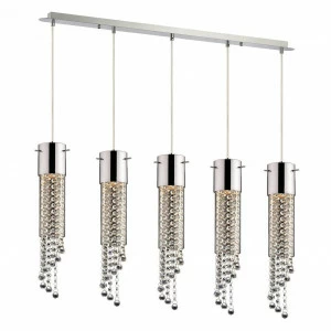 Подвесной светильник Ideal Lux Gocce SB IDEAL LUX ДИЗАЙНЕРСКИЕ, GOCCE 072653 Прозрачный;серебро