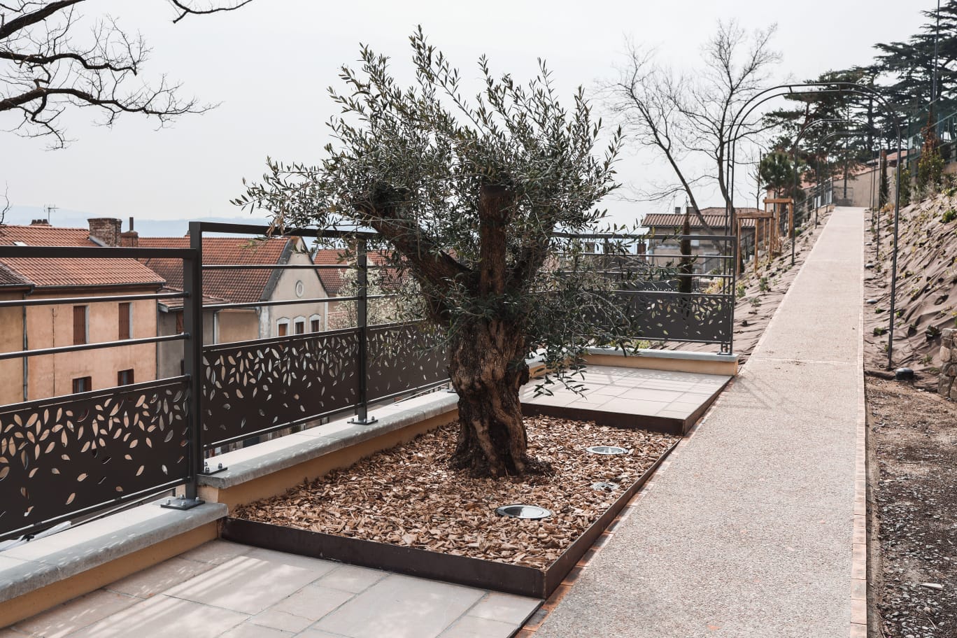 Стальной перила с порошковым покрытием Urbencéa LADO ARCH-00043757 - Вид №1