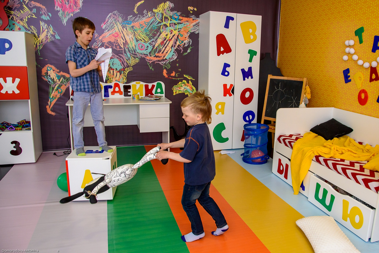 Детский диван-кровать с 2 ящиками "Абвгдейка" МАНДАРИН АБВГДЕЙКА 178607 Белый Santreyd  - Вид №7