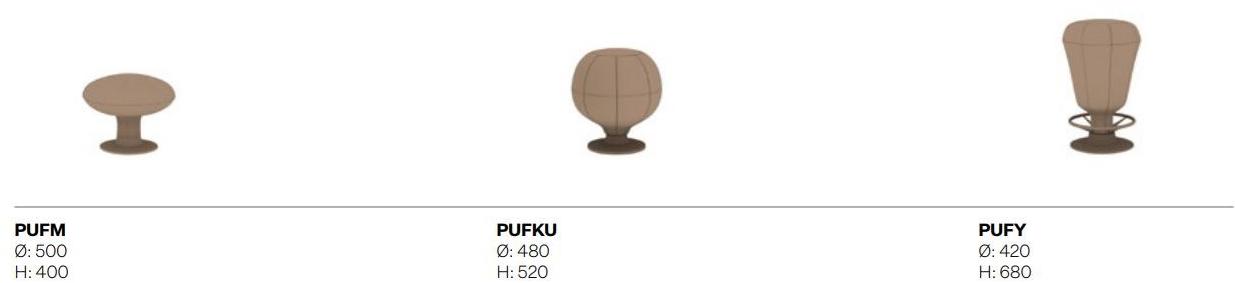 Ersa Низкий табурет из ткани Carnival sun-id-1386144 - Вид №1